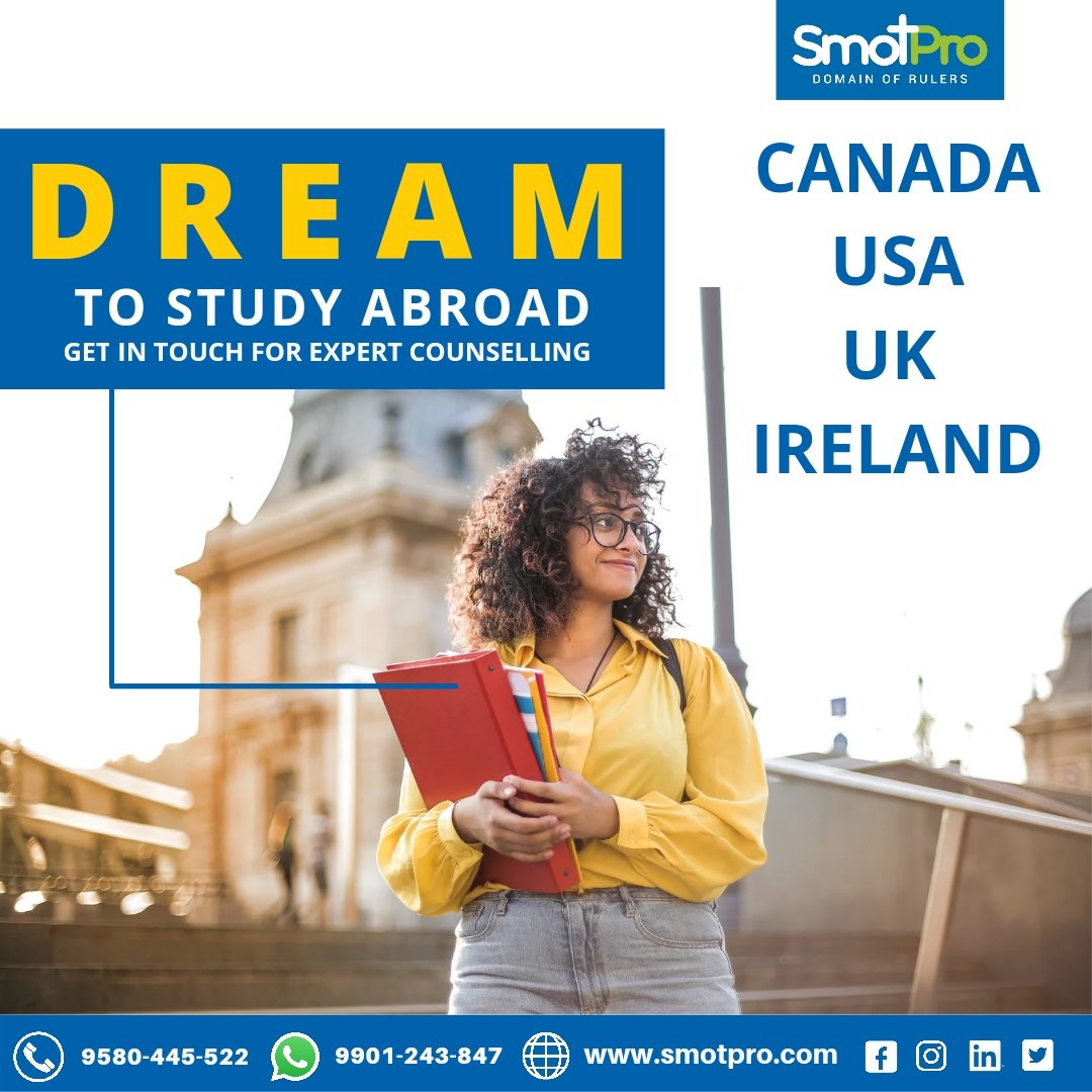 SMOTPro1's tweet photo. Dream To Study Abroad ?

Visit https://t.co/aYpBsKFYmE
Call us: 9580-445-522
Watsapp: 9901-243-847

#smotpro #smotproindia #studentvisa #uk #usa #ireland #canada #overseaseducation #consultancy #studyabroad #overseasstudy #studentlife #bangalore #india #studentlife #bangalore https://t.co/zn6cmaRT9E