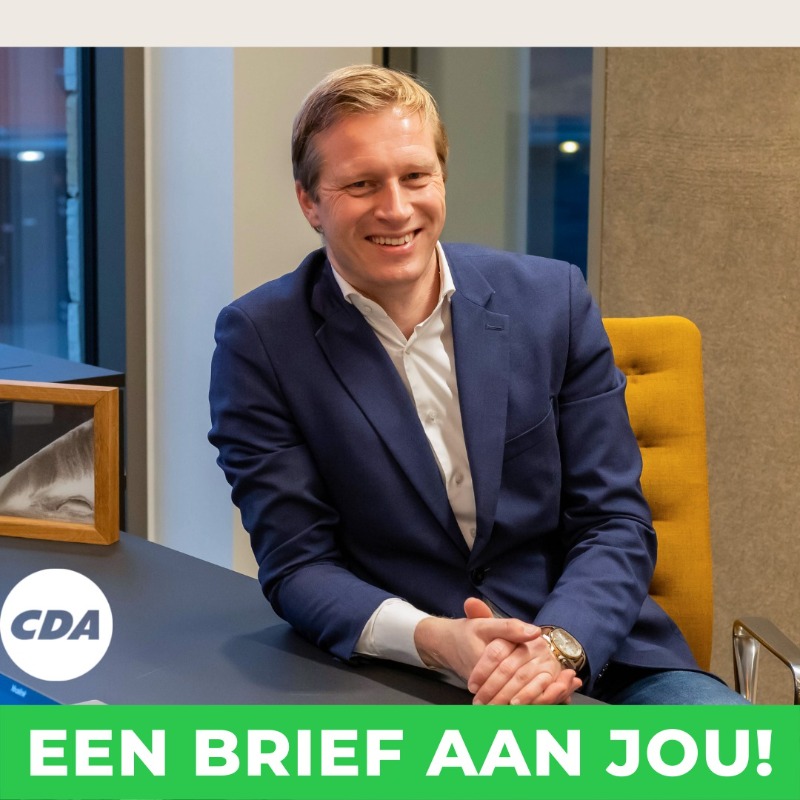 CDA_MiddenGron's tweet photo. De stembussen zijn open! Een brief van onze lijsttrekker @ErikDrenth aan de kiezer: #SamenWerktEchtBeter