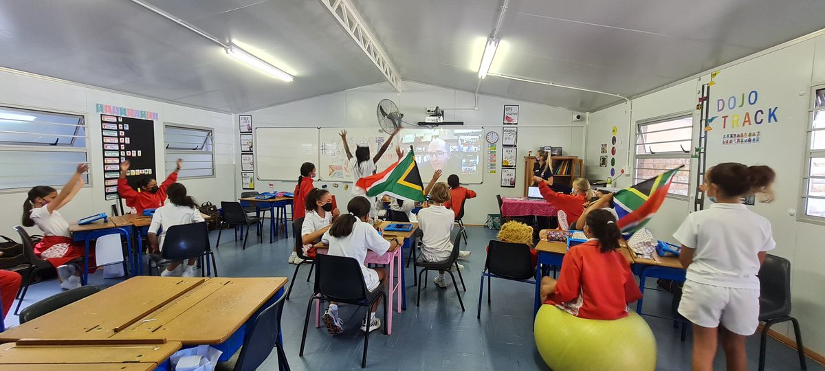 Our Grade 5 girls taking part in the #KahootCup2022 <a href="/Kahoot/">Kahoot!</a> representing #SouthAfrica. So much excitement in one classroom! <a href="/WCEDnews/">WCEDNews</a> <a href="/MSED_CURRICULUM/">Metro South Education District</a> <a href="/WCED_eCulture/">WCED eLearning</a> <a href="/CarlaPuccini/">Carla Puccini</a> @kimblackhurst1