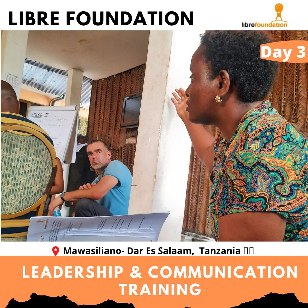 FoundationLibre's tweet image. Onze trainer @ivospanjersberg heeft afgelopen week, de gehele week, de training &apos;Leadership and Communication&apos; gegeven in Tanzania. 💪 Top om weer actief te zijn in het buitenland, dit is waar we het allemaal voor doen! 🧡 &apos;Be the change you want to see on the world&apos;