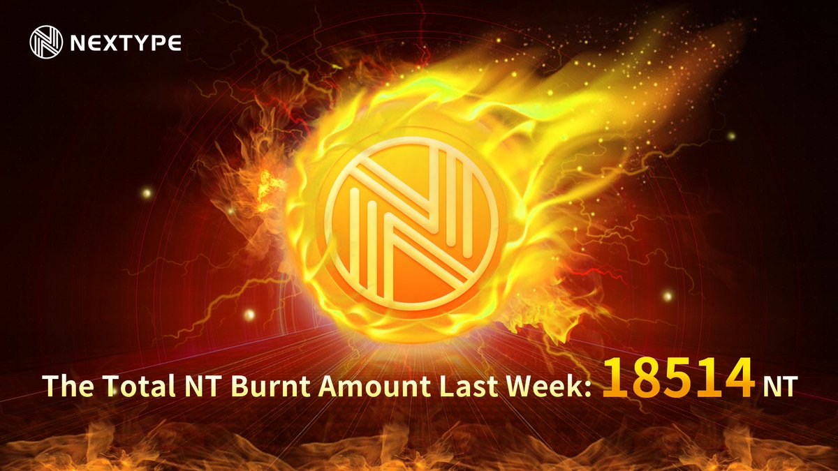 NEXTYPE1's tweet photo. 📣Last week, 18513.7397 $NT were bought back and burnt on both #BNBChain and #HECO.

🥳Buy-back Txn Hash: 
1⃣https://t.co/HHrJJbuU0I
2⃣https://t.co/jz3lBRKR5K
3⃣https://t.co/1JI22eobBq

🔥Burning Txn Hash: 
1⃣https://t.co/0DsFwu2pHY
2⃣https://t.co/NeyWT3BBAZ https://t.co/sUaBhCZKI3