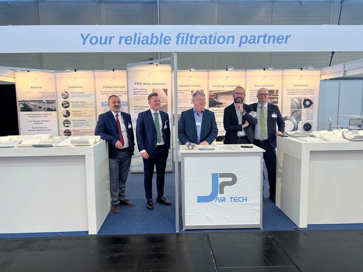 JPAirTech's tweet photo. We would like to thank you for visiting our booth at #filtech2022 in Cologne last week!

We hope you thoroughly enjoyed your visit and our hospitality. https://t.co/kTKCoFYZXH