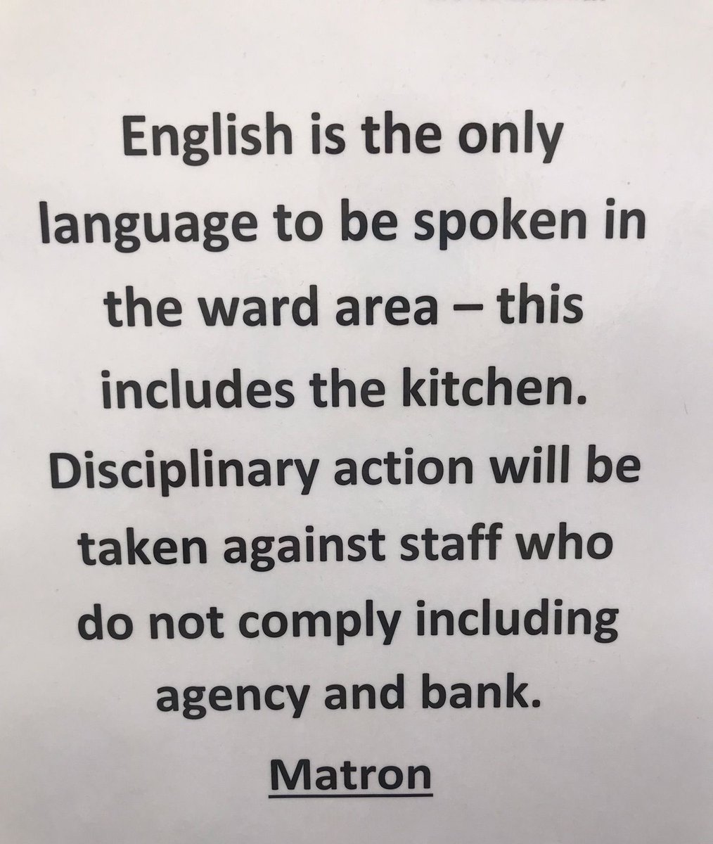 So my friend pulled up at her hospital  placement to find this sign posted. Idk, it’s giving 😬