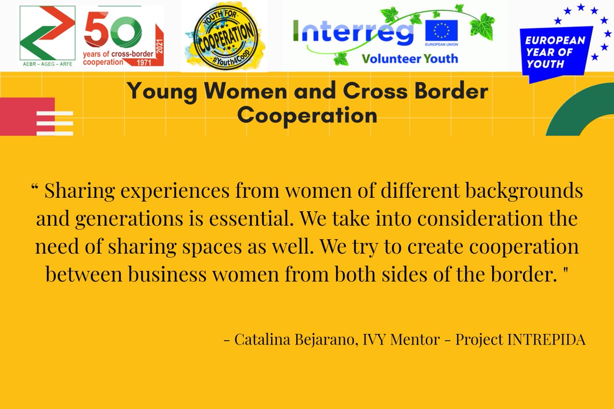 SocialnetAEBR's tweet photo. @FunTresCulturas @poctep #ProyectoIntrepida #POCTEP #WomenCBC #IVY #Youth4Coop #EYY https://t.co/xJNFrwqYiE