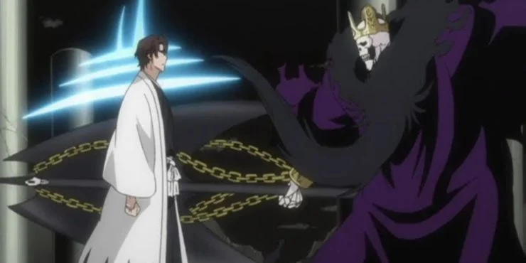 barragan vs aizen espada hueco mundo