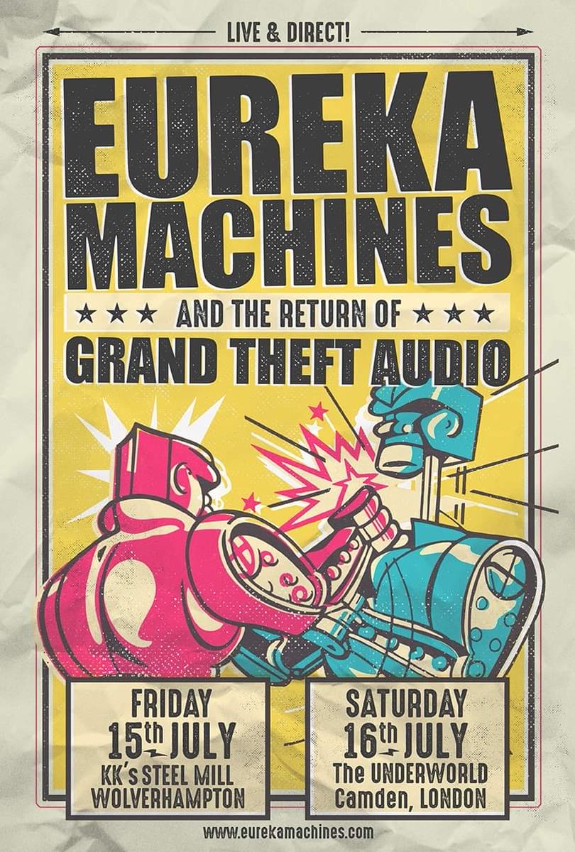 The Underworld (@theunderworld) on Twitter photo On Sale Now! 🔥 Announcing Yorkshire power-pop <a href="/EurekaMachines/">Eureka Machines</a> and the return of @GTAbanned, live at <a href="/TheUnderworld/">The Underworld</a> on Saturday 16th July.
🎟️ bit.ly/3taFlxV
🎶 spoti.fi/3dIotnj On Sale Now! 🔥 Announcing Yorkshire power-pop <a href="/EurekaMachines/">Eureka Machines</a> and the return of @GTAbanned, live at <a href="/TheUnderworld/">The Underworld</a> on Saturday 16th July.
🎟️ bit.ly/3taFlxV
🎶 spoti.fi/3dIotnj