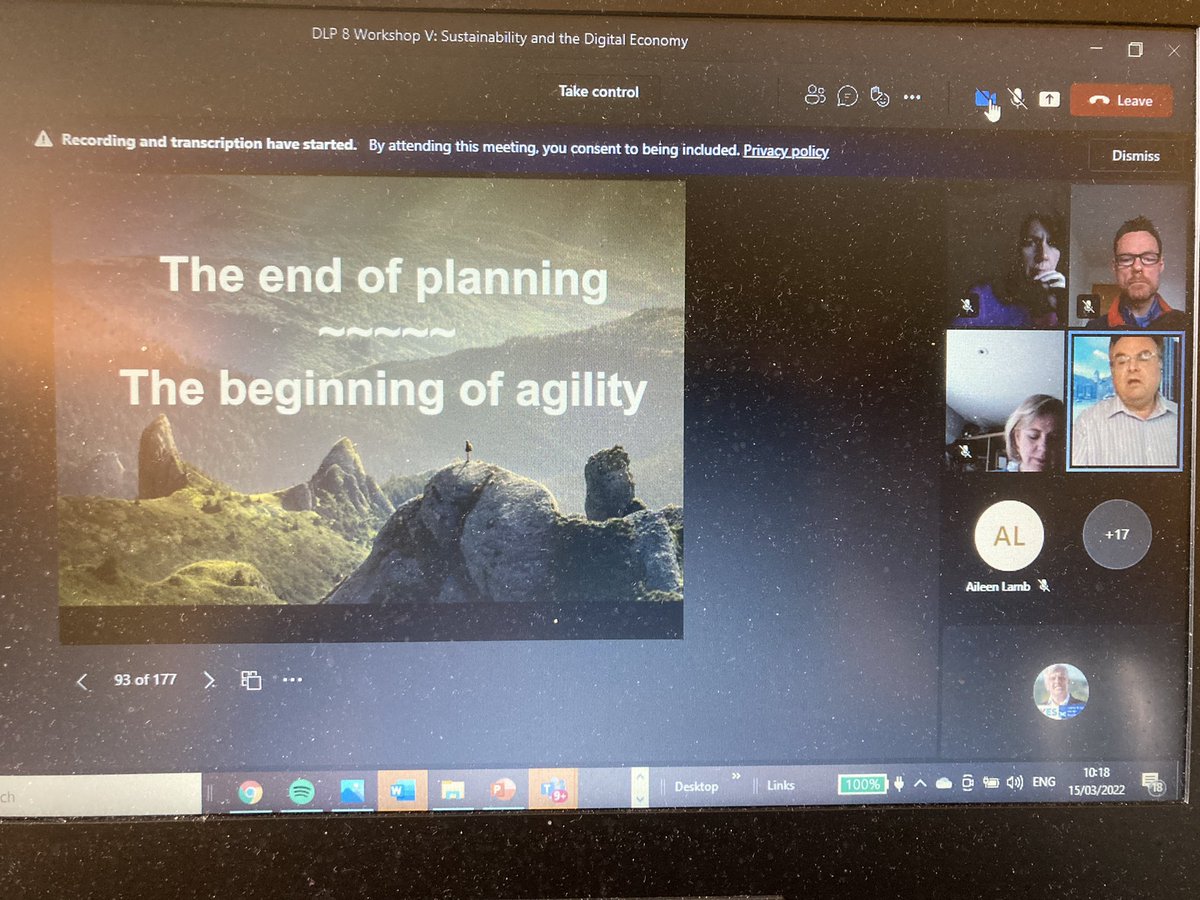 KennethWardrop's tweet photo. On our @DLPScot DLP8 workshop on #digitaleconomy today we are delighted to have Prof Dimitrios @buhalis joining us to share insights on #Smart #destinations and creating #resilience & #agility #dlpScot @EdinburghNapier https://t.co/Cg5YaJwl7H