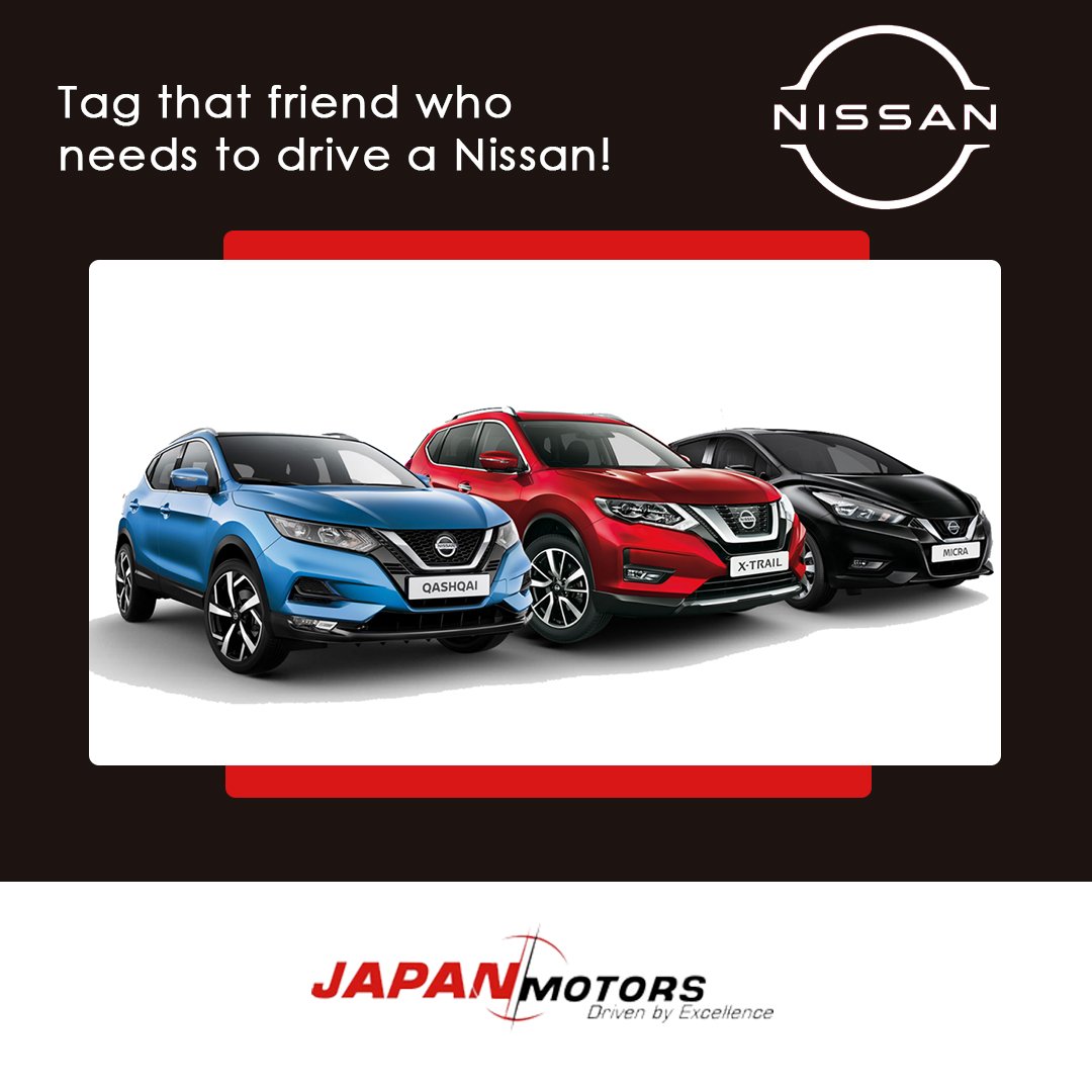 nissan_ghana's tweet photo. If some of your friends would like to purchase a new car, tag them in the comment section if you think they would love a Nissan Hatchback, Sedan, or SUV!

#Nissan  #JapanMotors https://t.co/fMxKAfYvaP