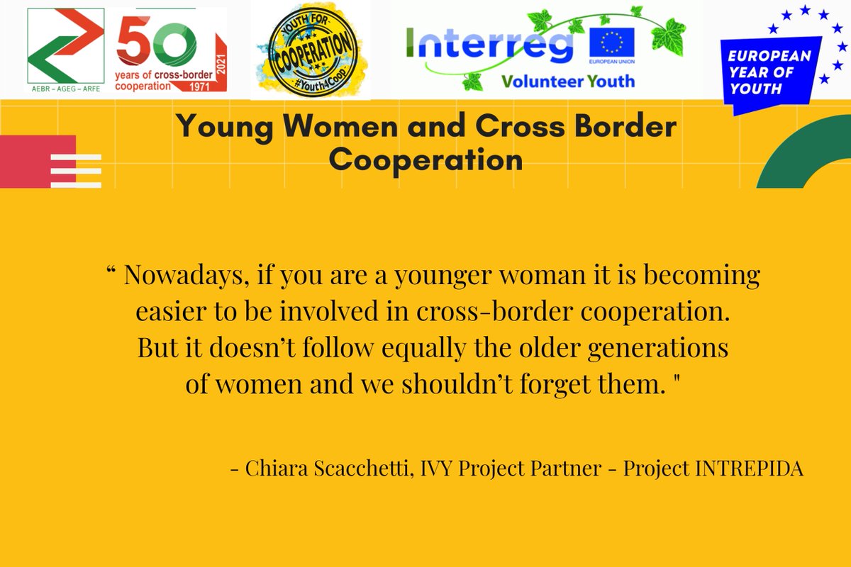 SocialnetAEBR's tweet photo. @FunTresCulturas @poctep #ProyectoIntrepida #POCTEP #WomenCBC #IVY #Youth4Coop #EYY https://t.co/YVgnBuF7O5