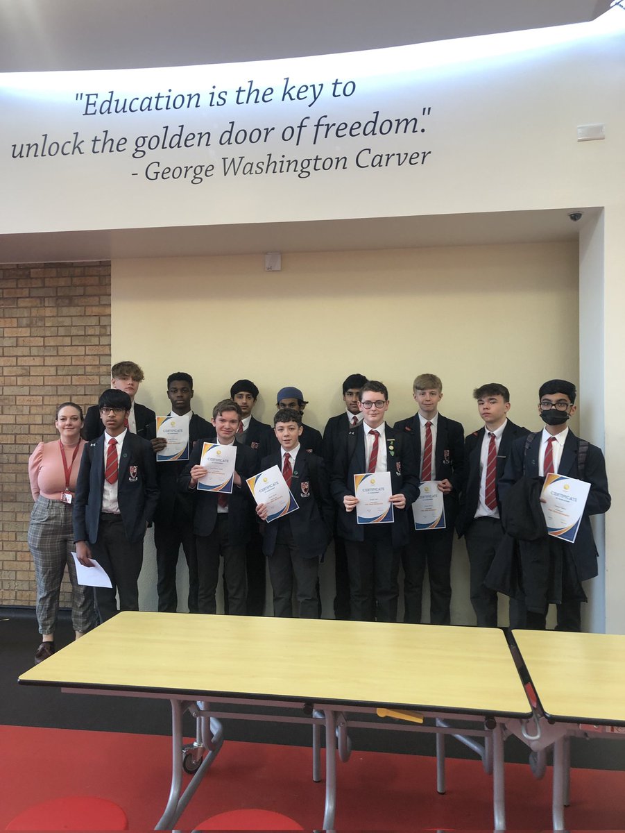AudenshawSchool's tweet photo. Mrs Jones again speaking to year 9 today about their #LORIC progress and celebrating our first ever students to achieve the #pixledge Graduate award. Well done boys, Masters next!π¬ @PiXLEdge https://t.co/RV9zkXRng7