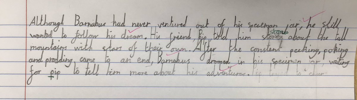 MissCunniffe's tweet photo. Some phenomenal use of subordination today Year 5 👏🏻 #writingjourney #Barnabusproject #proudteachermoment @LeighSTJOHNSsch https://t.co/qnRrJLJfub