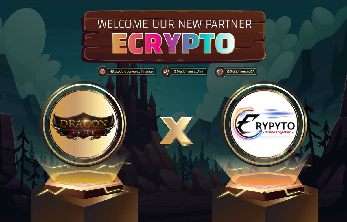 🎉PARTNERSHIP ANNOUNCEMENT: DRAGON VERSE x ECRYPTO🎉🎉🎉

⚜️ About ECrypto Community:
A Vietnamese crypto hub that connects quality projects, shares knowledge about crypto &amp; blockchain, Airdrop and Bounty Events.

t.me/Ecrypto_Ann/95