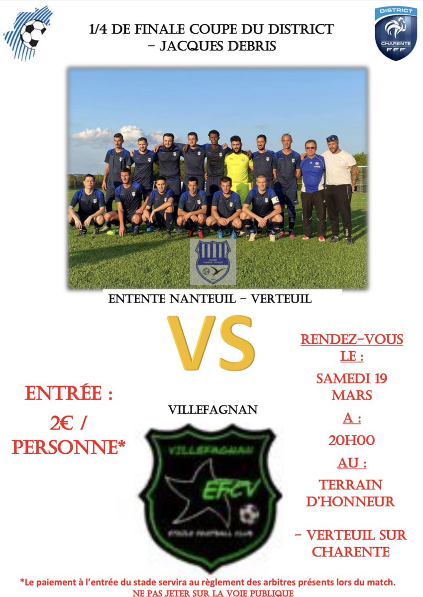 EntenteV's tweet photo. 🚨RENDEZ-VOUS SAMEDI 19 MARS À 20h00 🚨 https://t.co/7gw5KwMq2a
