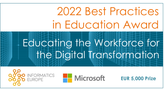 informatics_eu's tweet photo. 📢Will you be our next #BPEA winner? To stand a chance of the EUR 5,000 prize💰, submit your education initiative which prepares the workforce for the digital transformation👉 https://t.co/Iuf4UrLlQz
#bestpractices #educationmatters #highered #informatics #DigitalTransformation https://t.co/eolQcFNa1n