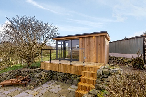 An outdoor garden studio can be an inspirational space to work and is equally valuable as a space to pursue hobbies or leisure interests and activities or maybe just somewhere to unwind and relax. tgescapes.co.uk/residential-ga… #gardenstudio