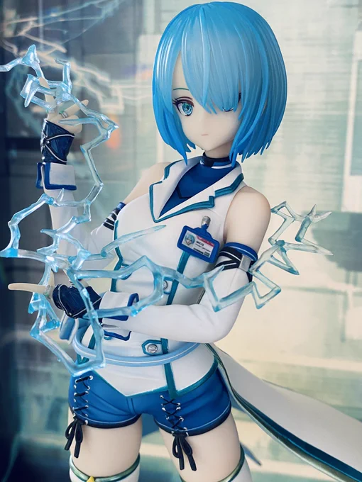 「DEAD OR ALIVE 6」NiCOフィギュアのサンプル頂きました!クールな雰囲気が素敵✨片目隠れパーツもかわいい…! 