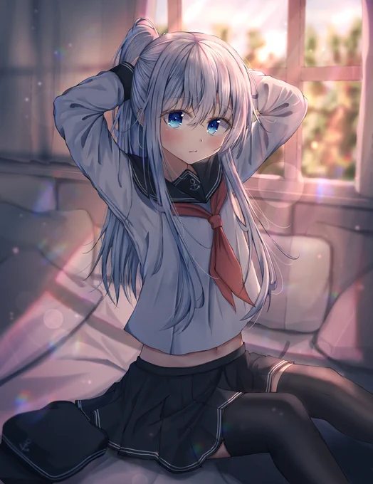 響 #響 #艦隊これくしょん #艦これ https://t.co/Y40gw85Eo0 