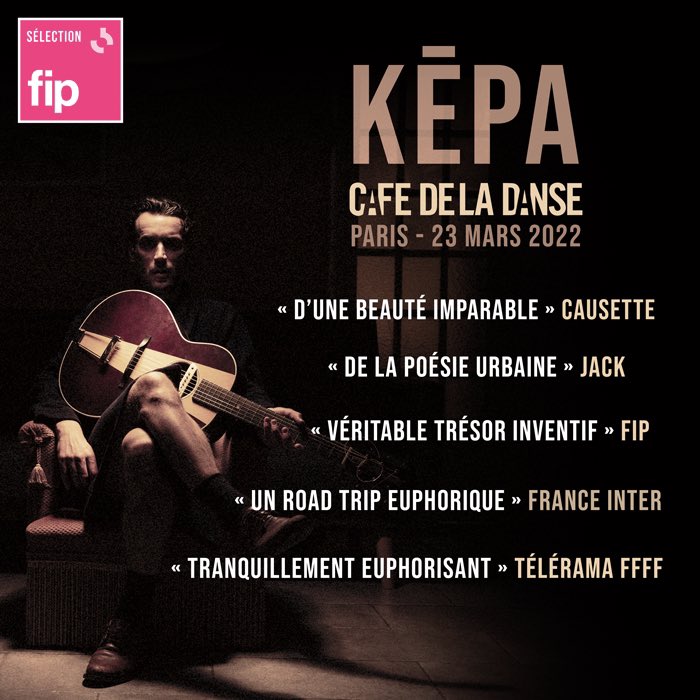 Nicolas_Miliani's tweet photo. Kēpa en concert le 23 mars @Cafedeladanse 
La presse est unanime 🎉🥂
@WSpectacle @AlexBoireau https://t.co/3UKKbz9BmT