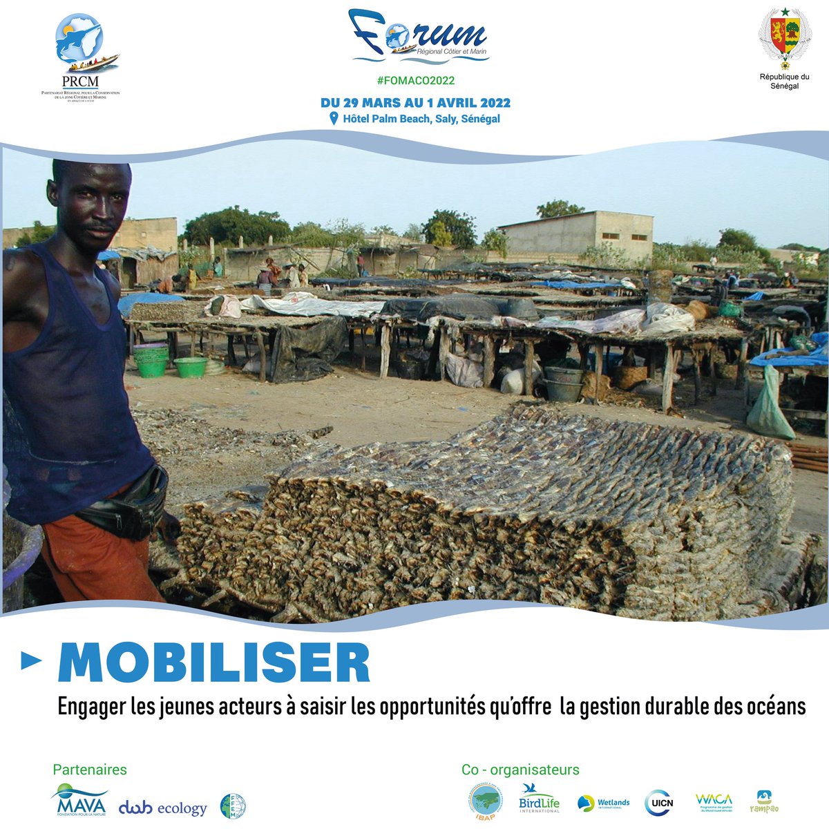 wacaprogram's tweet photo. [#FOMACO] Le Forum c’est aussi un cadre de mobilisation des jeunes de la zone #côtière. Une tribune pour saisir les #opportunités économiques qu’offre la gestion durable des #océans et des mers.🌏
#RoadtoFomaco2022 #PRCM #Biodiversite #ZoneCôtiere #ZoneMarine #SanteDesOceans https://t.co/4LuCBnGFZr