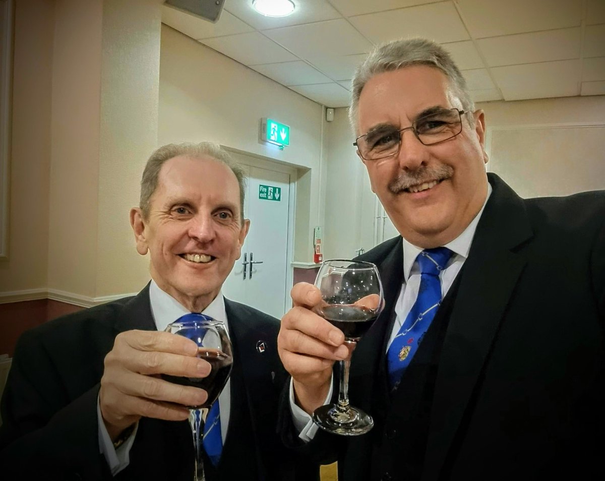 Great to catch up with my good friend Andy Barton at Vigilance &amp; Douglas' Installation Meeting. A wonderful Ceremony and a good time had by all.