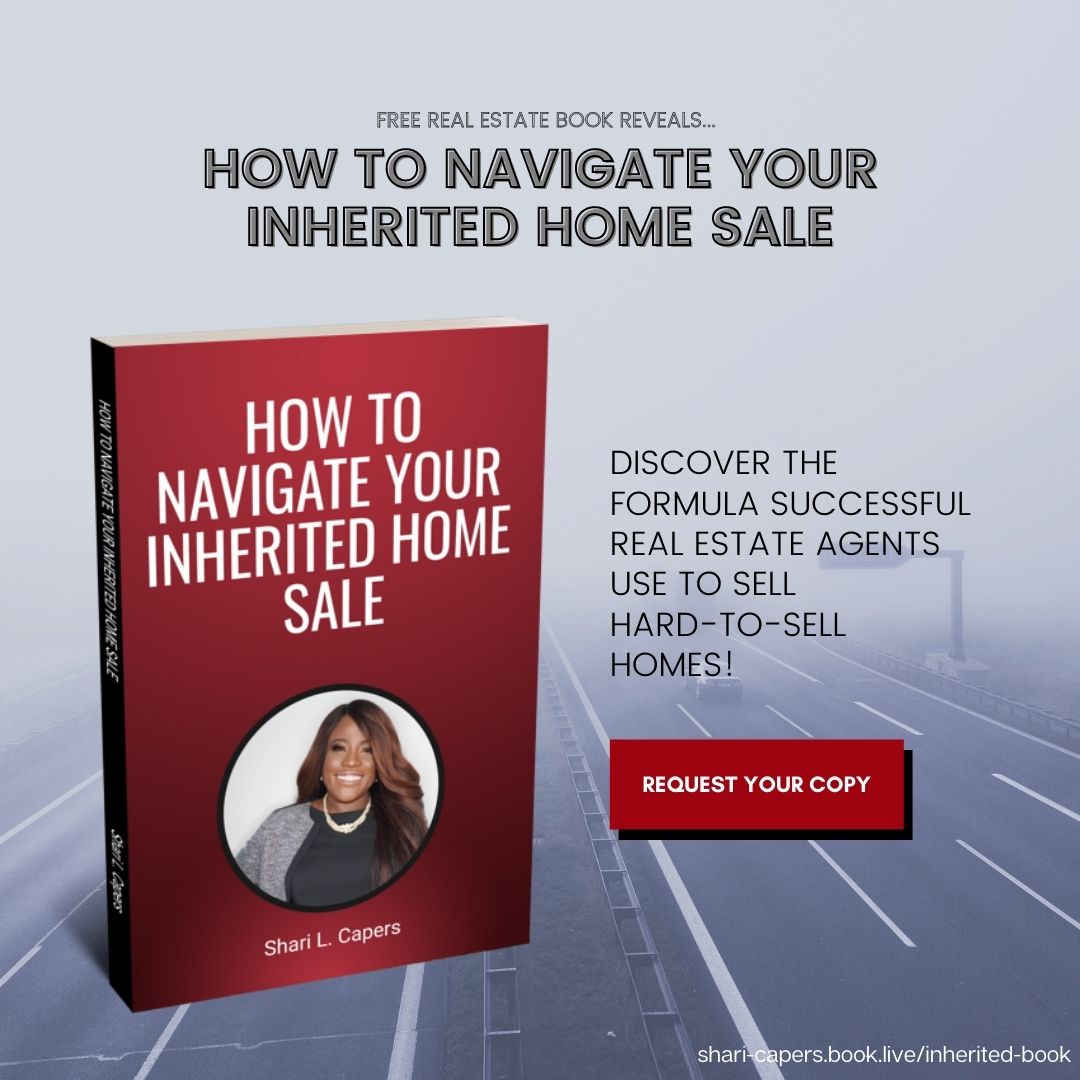 You can get a copy of this book absolutely free. Why am I giving it away for free? Because I want to help homeowners in a difficult position have a more stress-free home sale.

Request A Copy - shari-capers.book.live/inherited-book
#probaterealestate #probaterealestateatlanta
