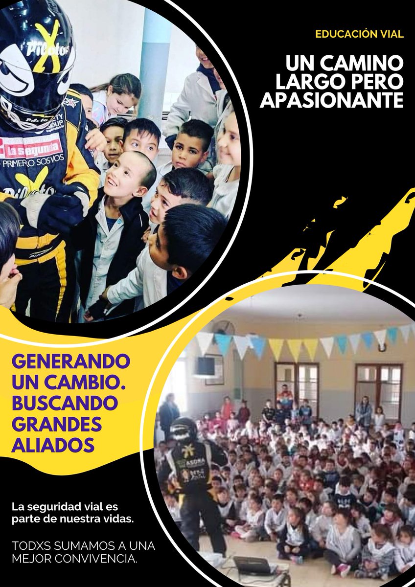 PilotoX1's tweet photo. Un camino largo pero apasionante.
#educacionvial #inclusionvial
Generando un cambio, buscando grandes (pequeños) aliados.
La #seguridadvial es parte de nuestras vidas. Y todxs sumamos a una mejor #convivencia 👍 https://t.co/mNH7Q24Dm4