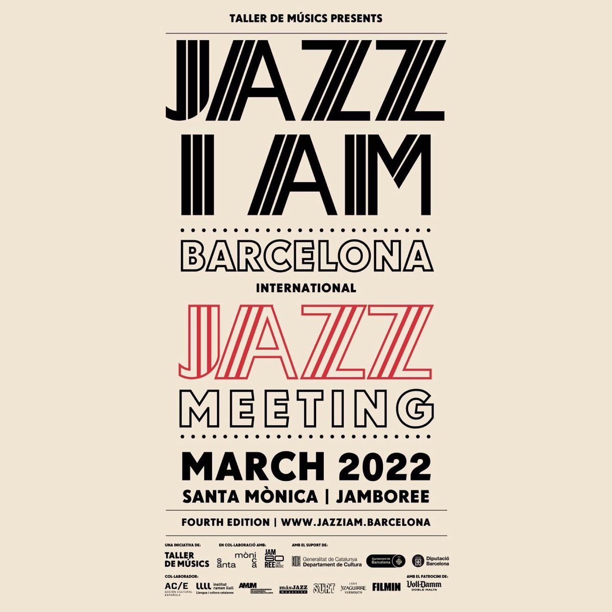 amjmcat's tweet photo. L’AMJM participa al @jazziambcn amb una taula sobre 📲Drets d’autor en l’entorn digital
🗓dijous 24 de març
🕛 12h
📍@santamonica_bcn
⚠️ACCÉS LLIURE sense acreditació!
@tallerdemusics @AMAutores @UnionMusicosPro https://t.co/wFgYjeHAVS