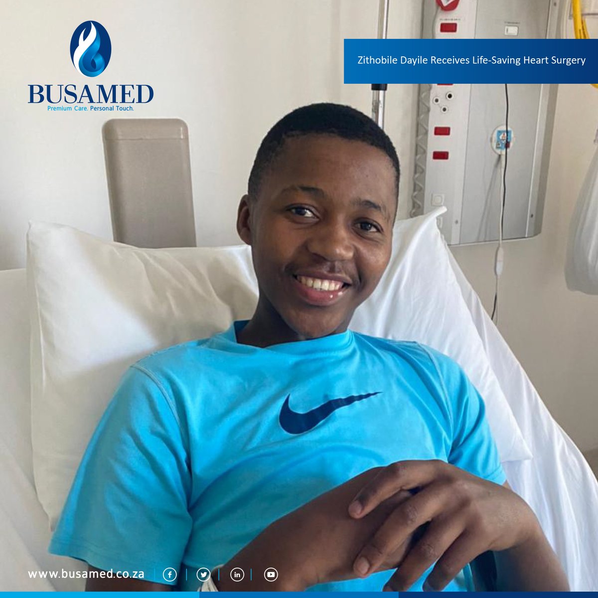 busamed's tweet photo. Zithobile Daylie (17) finally receives life-saving heart surgery. The teen endured 16 years on the Congenital Heart Disease waiting list #Busamed #PeloFoundation #WingsandWishes https://t.co/lVoCfBerif https://t.co/yj5T2Gnkvc