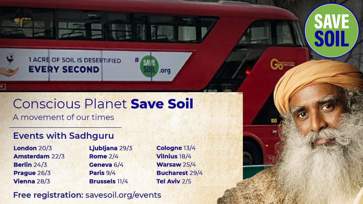 ManishTiwariUK's tweet photo. @SadhguruJV  starts his campaign in London and invites @MayorofLondon the head of @c40cities to raise awareness on soil deterioration. #LetsDoLondon and spread the #SaveSoil movement. To know more and how you can help save soil, visit https://t.co/2vQtSNhReY @BorisJohnson https://t.co/t174FcrC2G