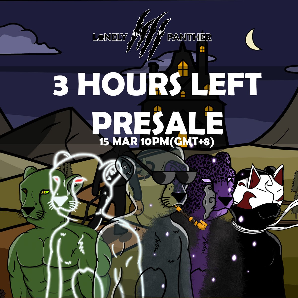Counting 3 hours left to Presale : PP!!

#nfts #nft #nftart #nftcommunity #nftcollector #nftartist