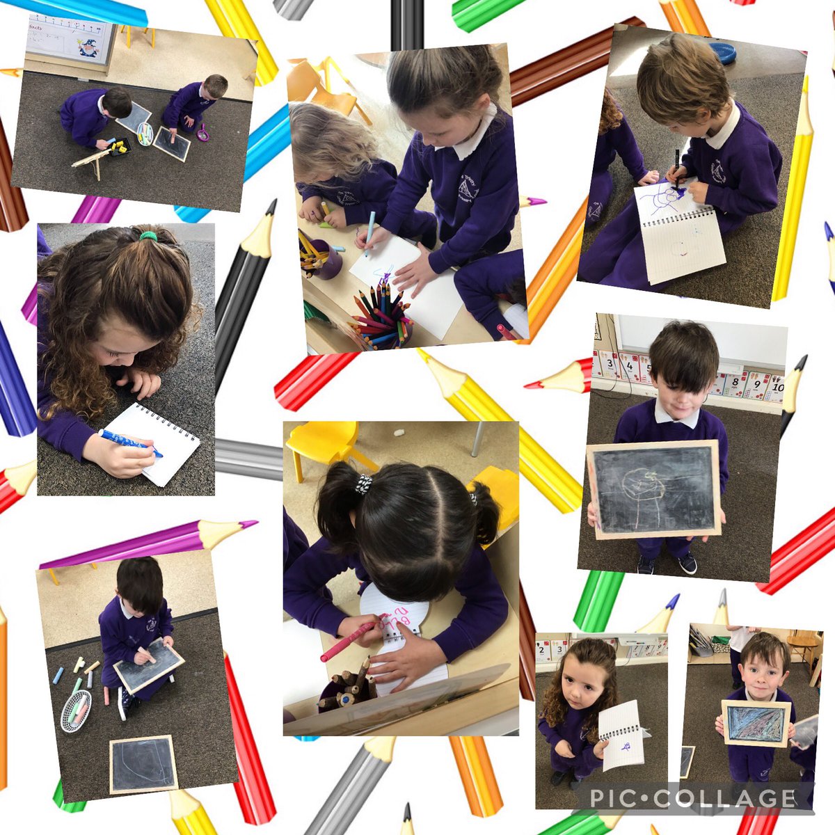 TheTrinityL5's tweet photo. There is lots of mark making going on in reception this morning โ๏ธ๐๐๐จ #trinityeyfs https://t.co/zkUzrb8KYb