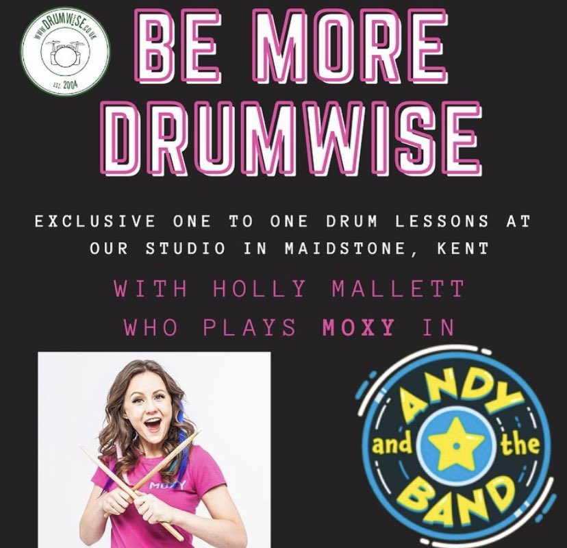 shmallett's tweet photo. Kent / London friends. Due to high demand we've added another couple of morning sessions to my day of in-person lessons at #Drumwise this Sunday!
Come rock out with me - odd socks optional but always advised ;)
https://t.co/URfjd2yRE4 https://t.co/q09YJxdlZG