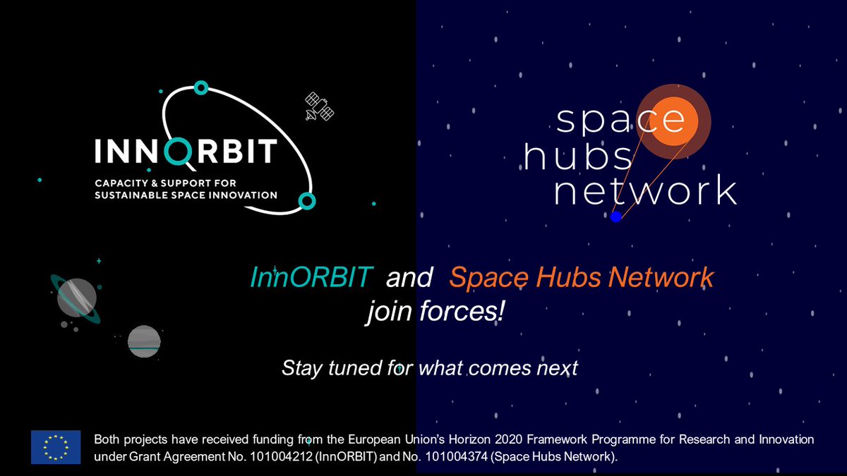 FIERCEprojectHE's tweet photo. InnORBIT joined forces with @spacehubsnet  to advance #space #entrepreneurship in Europe and support #startups, scale-ups and entrepreneurs to thrive in the #NewSpace market! Stay tuned for our common news, events and actions! https://t.co/A3ZhWpX57g