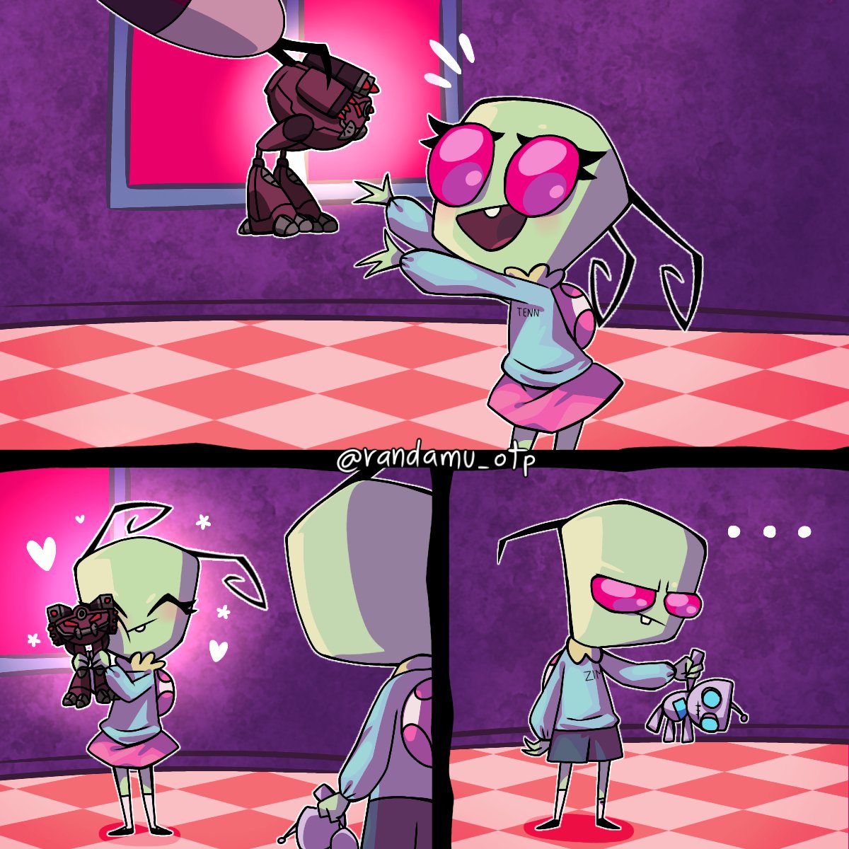 randamu_otp's tweet photo. ジムは幸せではありませんが、テンンは自分を守る方法を知っています。🔥
#InvaderZim #インベーダー・ジム #Zim #ジム #InvaderTenn #インベーダー・テンン #Tenn #テンン #ZATNR https://t.co/CELy48xozq