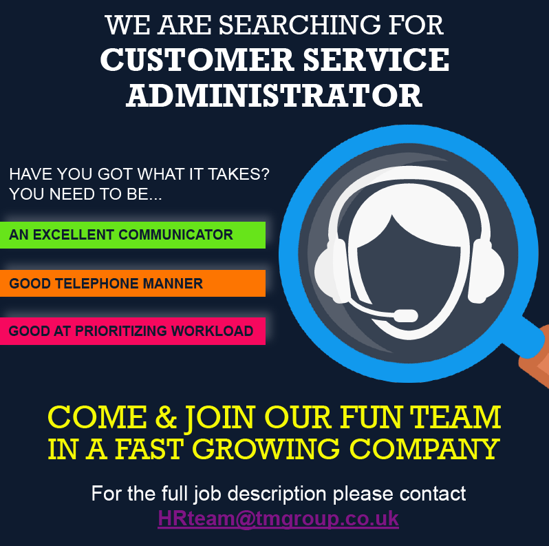 CDS_ConveyData's tweet photo. ❗️ JOB OPPORTUNITY ALERT ❗️
We are searching for a Customer Administrator and a Search Agent based in the Yorkshire area. Think you got what it takes? If you are interested and want to be part of a fun team in a fast-growing company, contact us today >> HRteam@tmgroup.co.uk https://t.co/fO8EjoPtmT