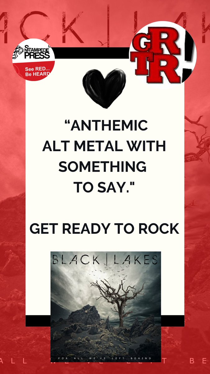 StampedePressUK's tweet photo. π€π€π€π€π€π€π€π€π€π€
π£ βBlack Lakes craft slices of anthemic alt metal with something to say."
Jason @GetReadyto_ROCK @musicUwant2hear reviews @BlackLakesUK debut album π Out now
https://t.co/7oNlZVRHjq
#BlackLakesStampede #BlackLakes #alternative_thinking #rockband #metal https://t.co/AwT5F7IVik
