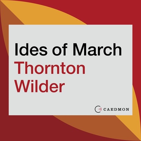 #Ides The richness of historical detail Thornton Wilder imbued in his account of a dictator’s murder arrives thru the “smooth melding" of <a href="/DerecPerkins/">Derek Perkins</a> @PiperGoodeve  <a href="/GaryFurlongVo/">Gary Furlong Voice</a> <a href="/AndyCresswell/">Andy Cresswell</a> <a href="/SoundsNoble/">𝙿𝚎𝚝𝚎𝚛 𝙽𝚘𝚋𝚕𝚎 🎙🧐</a> <a href="/moragsims/">Morag Sims</a> <a href="/HarperAudio/">HarperAudio</a> &amp; other narrators bit.ly/3eEZW6Y