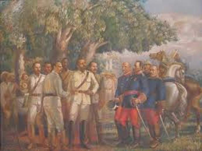 #15DeMarzo  #FidelPorSiempre  Con la Protesta de Baraguá llegó a su cumbre el patriotismo y las banderas de la Patria y la Revolución con independencia y justicia social fueron colocadas en su sitial más alto.  #CubaViveEnSuHistoria <a href="/AsambleaCuba/">Asamblea Nacional Cuba</a>