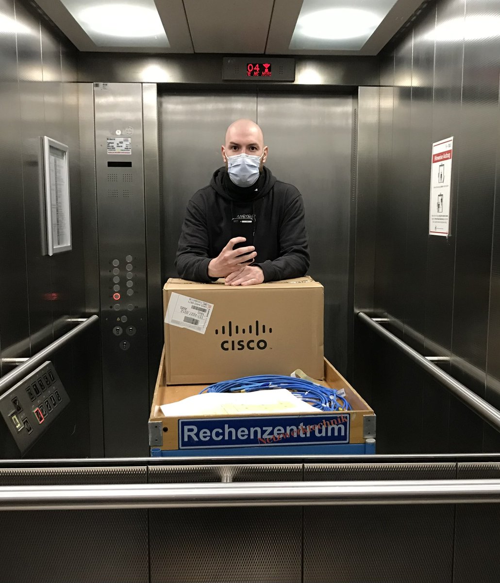 tristanlohde's tweet photo. Letze Woche Freitag wurde NC 1 mit vier WLAN AccessPoints ausgestattet.
Am heutigen Dienstag folgten NC 02 mit acht und NC 03 mit sechs APs.
In NC fehlen somit nur noch die Ebenen 04 &amp; 06.

#ruhrunibochum #eswird https://t.co/IOjQjsc1f1