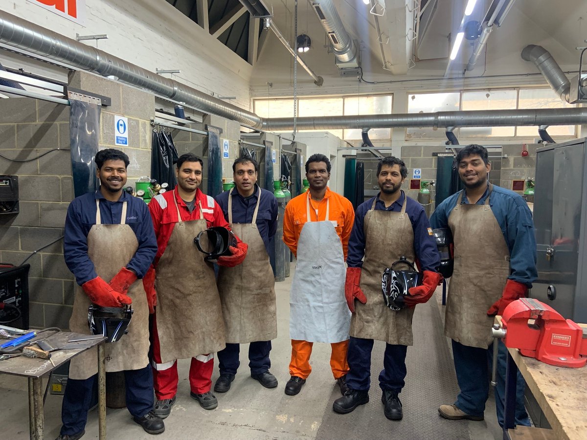 ssmarineschool's tweet photo. Our overseas @school_marine Indian students are currently undergoing Phase 2 Skills Workshop Assessment in South Shields, as part of their experienced seafarer training. 

For upcoming course dates, please email our team at  📧 mmeng@stc.ac.uk  or 📧 info@smeindia.org.in https://t.co/lGiKy9XsOZ