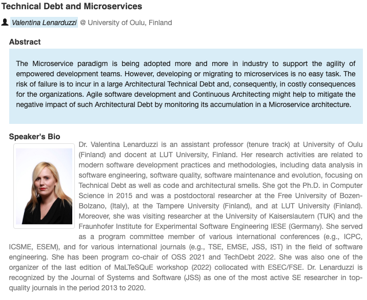 Microservices Conference tweet media