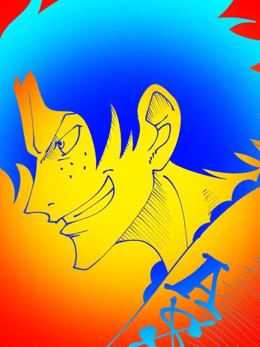 このスタイルはまりそう🔥

#ONEPIECE #イラスト #ACE 