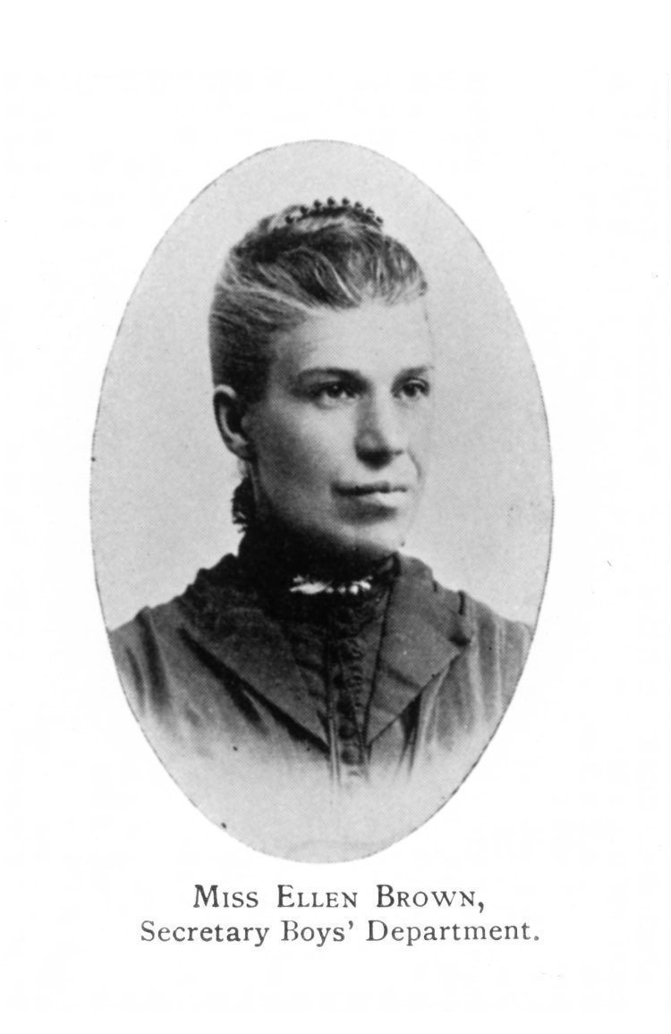 Ellen Brown was the first female YMCA employee in 1886 when she was hired to serve as the “boys work secretary.” Brown taught a night class at the Y that grew so rapidly, it eventually became a whole department! #WomensHistoryMonth