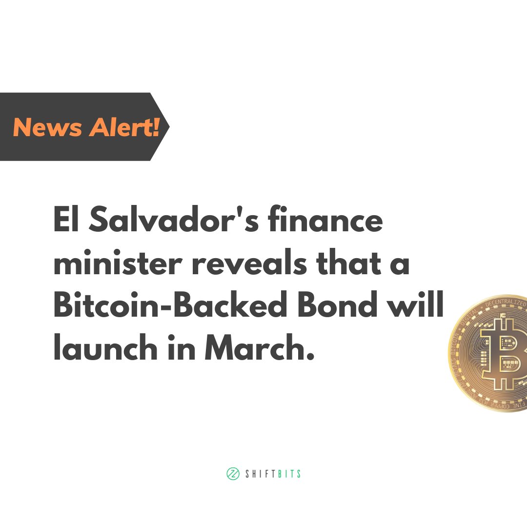 🔔 President Nayib Bukele aims to issue his country's first-ever $1 billion bitcoin-backed bonds this month and use the proceeds to buy more cryptocurrencies and build "Bitcoin City."
.
.
#cryptocurrencies #cryptocurrency #CryptoNews #Bitcoin #BTC #news #ElSalvador #explorepage