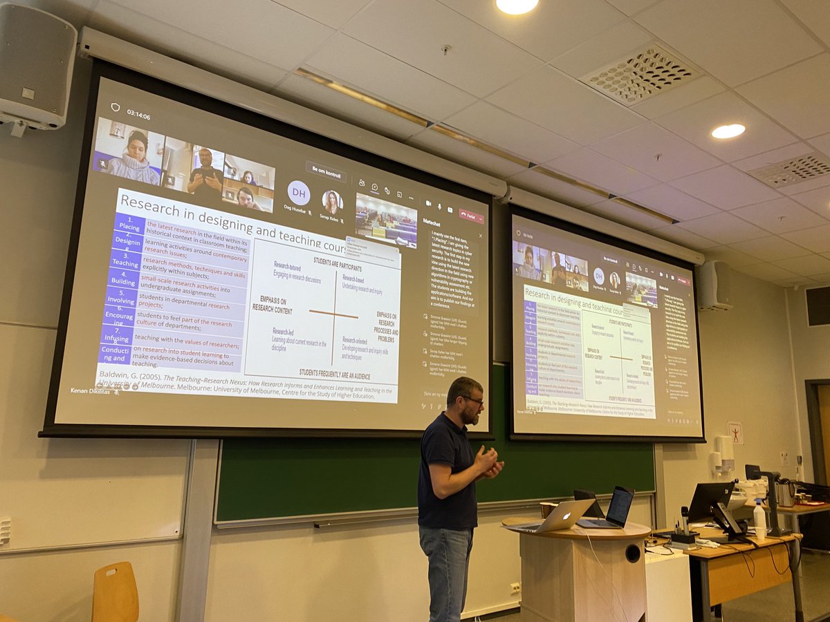 Reflections on research-based teaching ⁦@UisUniped⁩ ⁦⁦@UniStavanger⁩ #scopingreview #actionresearch