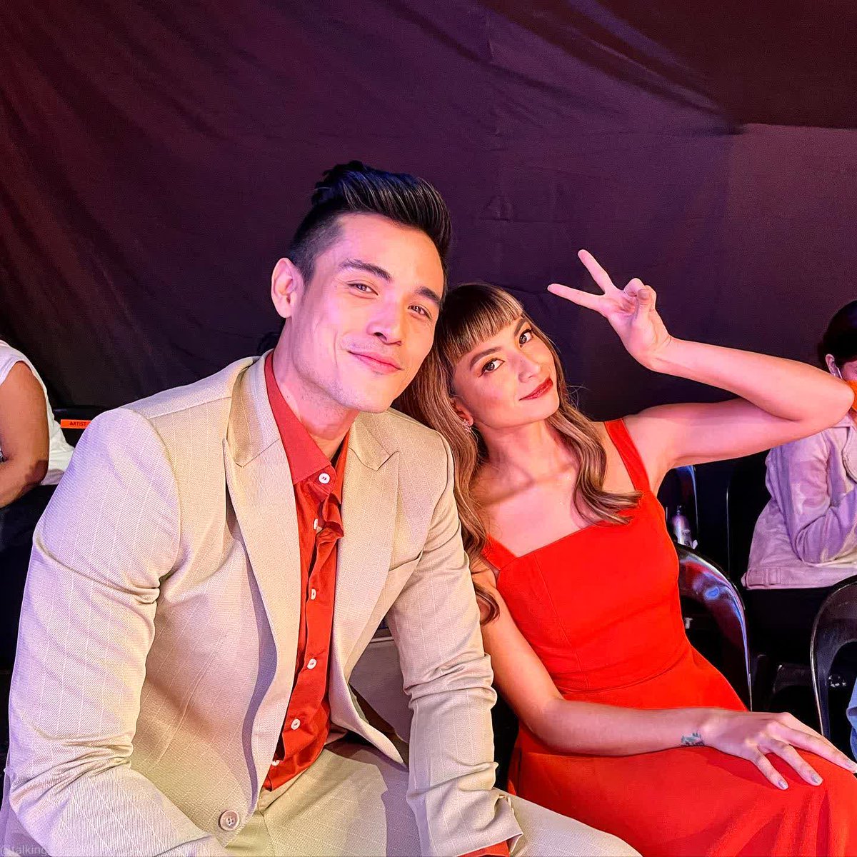 alagang_gdc's tweet photo. SPOTTED: Edward &amp; Yannie on Shopee 3.15 Consumer Day TV Special 🧡

Catch them on #FalsePositive, soon on GMA Network. 🍂 | @glaizaredux  | @XianLimm 

📷: talking_elmo Instagram post https://t.co/9zXmE8TJRh