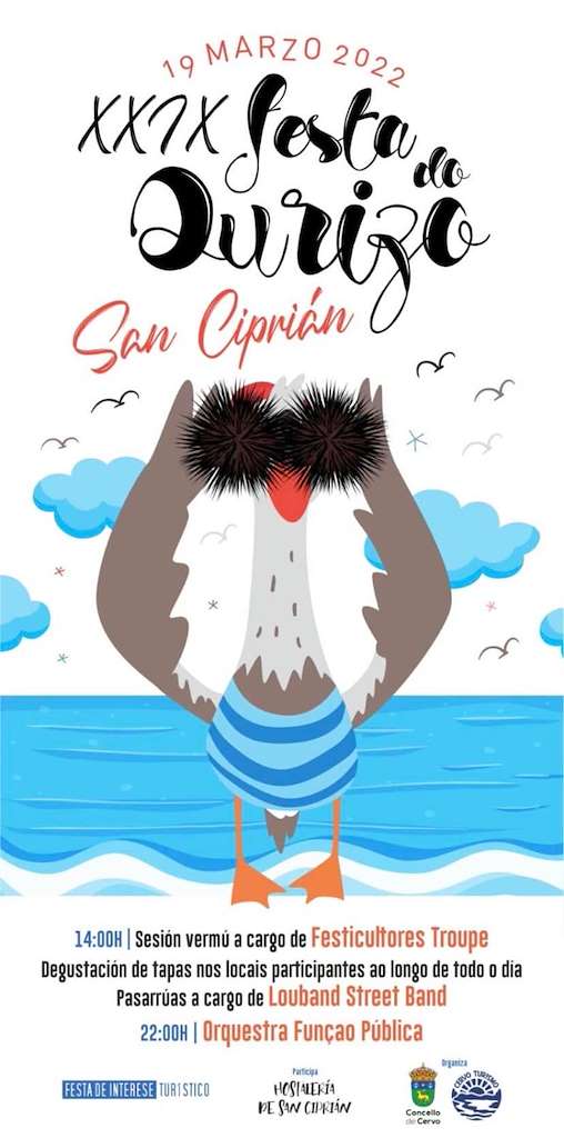FiestasGalicia's tweet photo. XXIX Festa do Ourizo de San Ciprián en Cervo ⤵️
https://t.co/qLjf4ZbEch #ourizo #cervo @ConcellodeCervo @Cervo_turismo https://t.co/XCRgOQHs8m