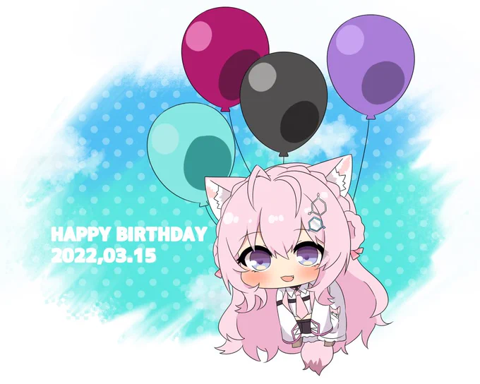 誕生日おめでとうー! #こよりすけっち 