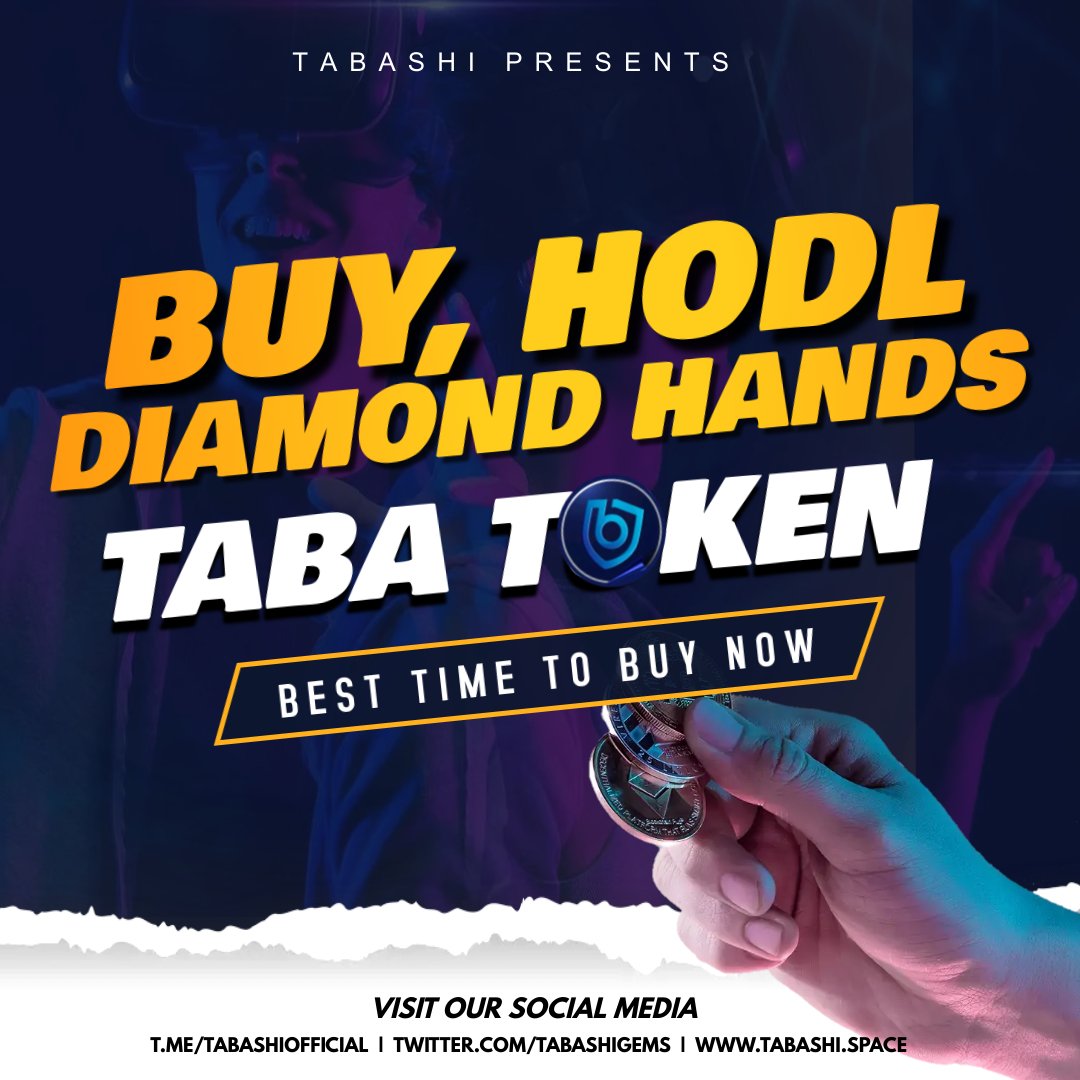 Buy &amp; Hold Taba Token or Regret Later.