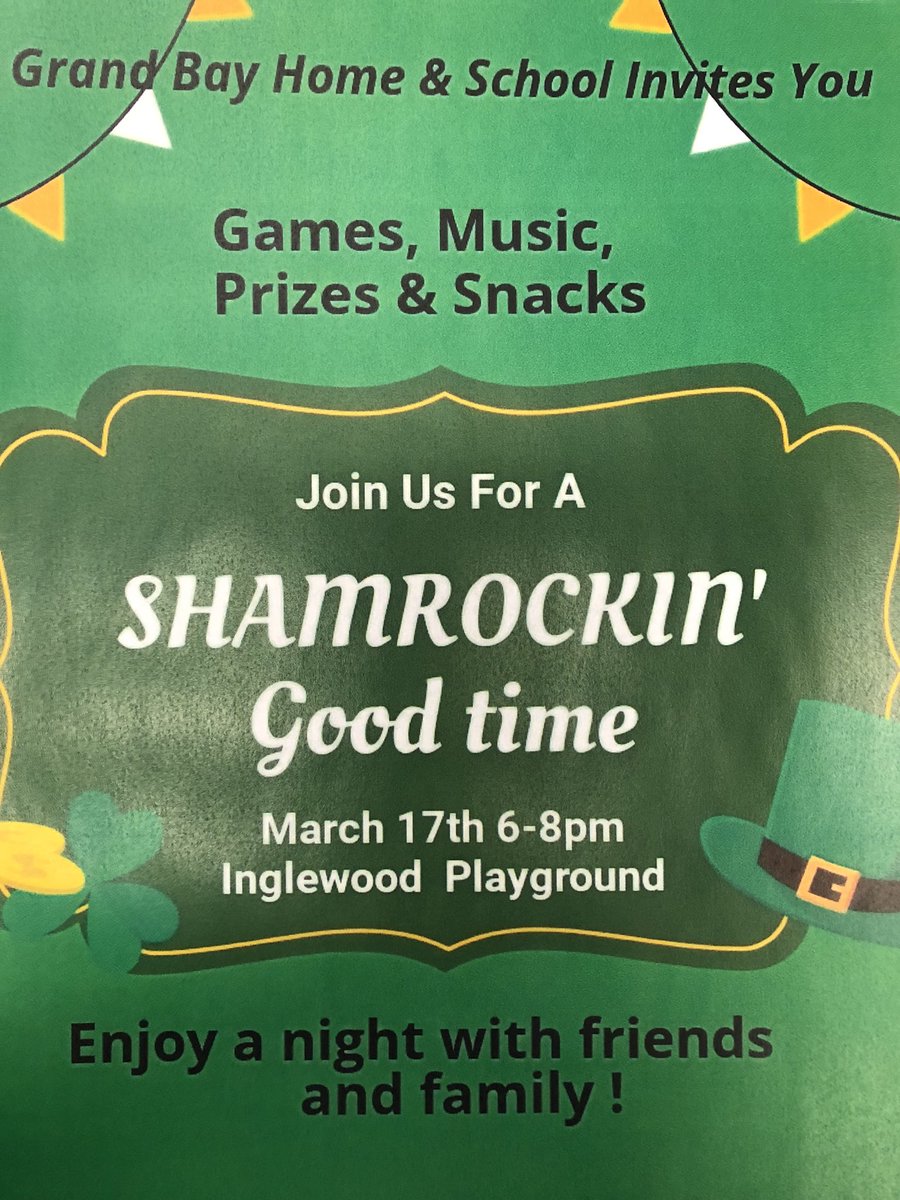 GBPrimaryASDS's tweet photo. Come on out and have some fun on St. Patrick’s Day and support our Home &amp; School🍀 https://t.co/Ak3p8SWTqX